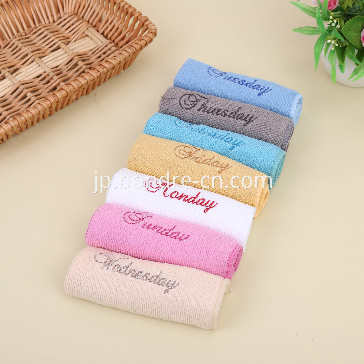 7pcs Week Towels Set (3)